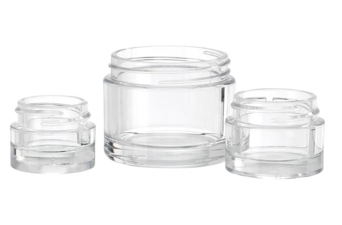 Cleopatre Thick Walled PETG Jars